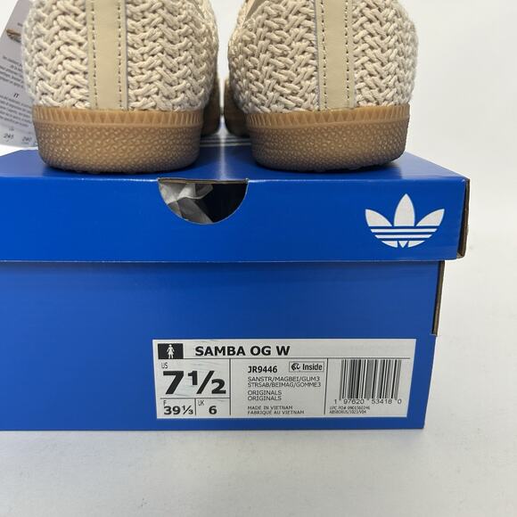 adidas Womens Samba OG Knit Pack - “Sand Strata” JR9446 - Picture 5 of 6